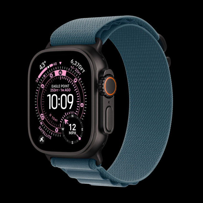 Primer plano de un Apple Watch Ultra 3.