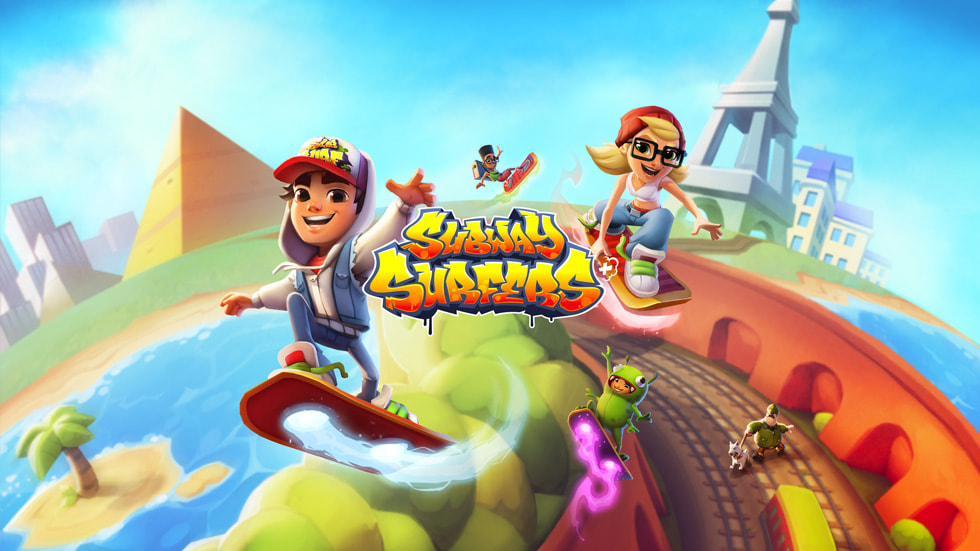 A still from Subway Surfers+.
