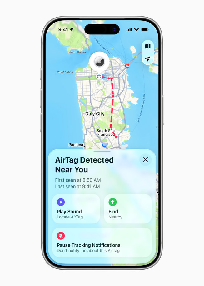 A user's iPhone 17 Pro shows an alert that reads, 