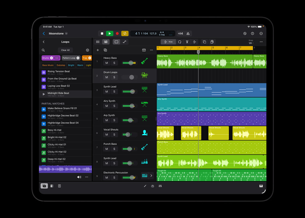 Music Understanding displayed on iPad Pro.
