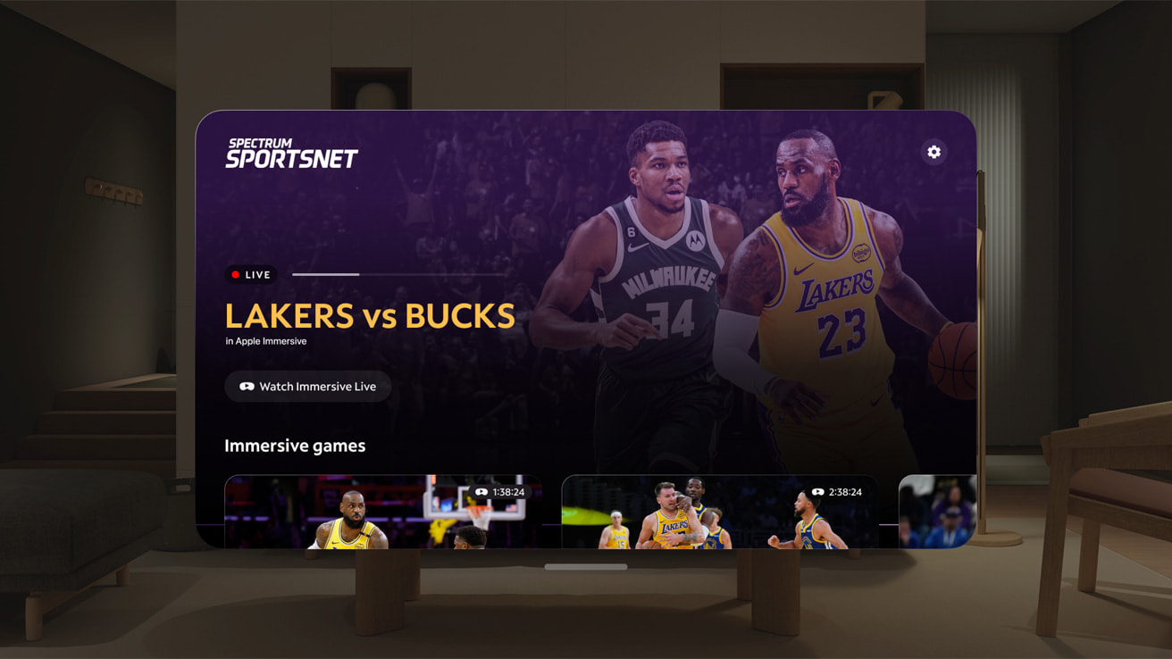 Spectrum Front Row tips off January 9 on Apple Vision Pro - Apple