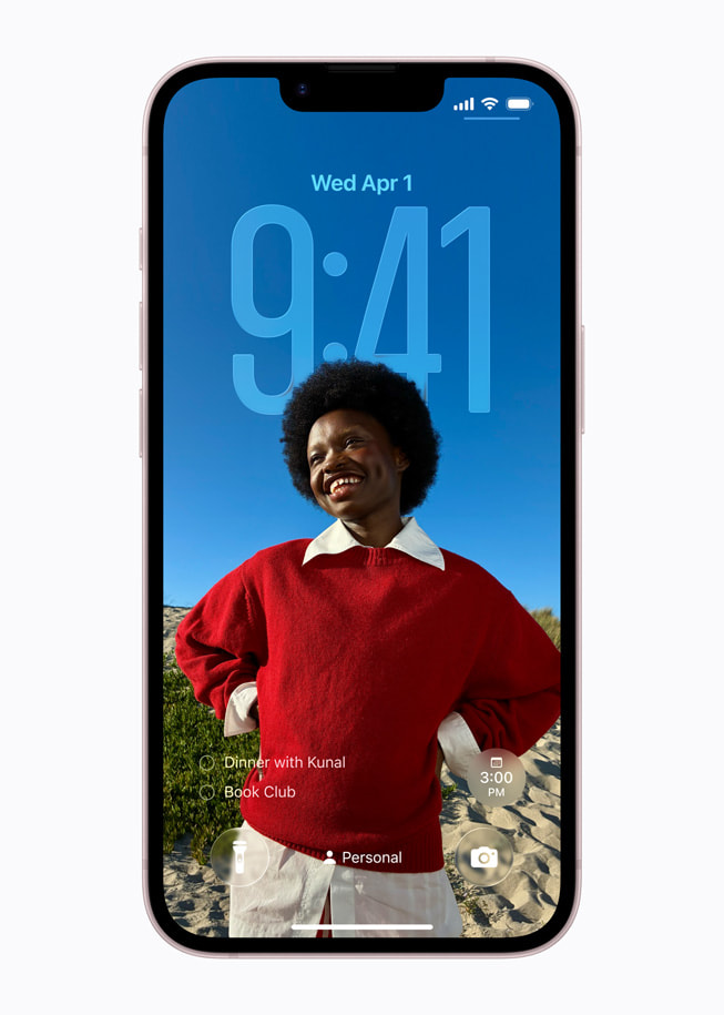 The 6.1-inch Super Retina XDR display is shown on iPhone 17e.