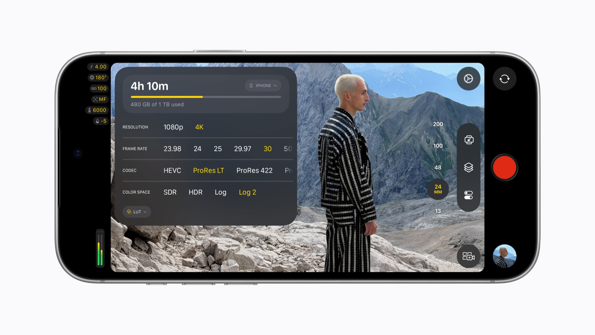 In Camera Effects Capture Final Cut Camera now supports variable aperture on iPhone 18 Pro - Apple