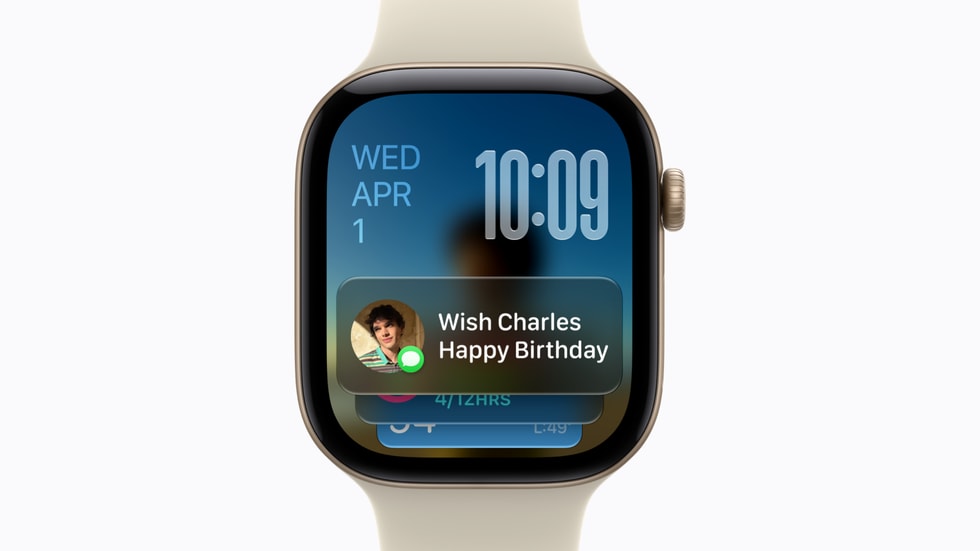 Đề xuất tiện ích Ngăn Xếp Thông Minh mới trên Apple Watch Series 12.
