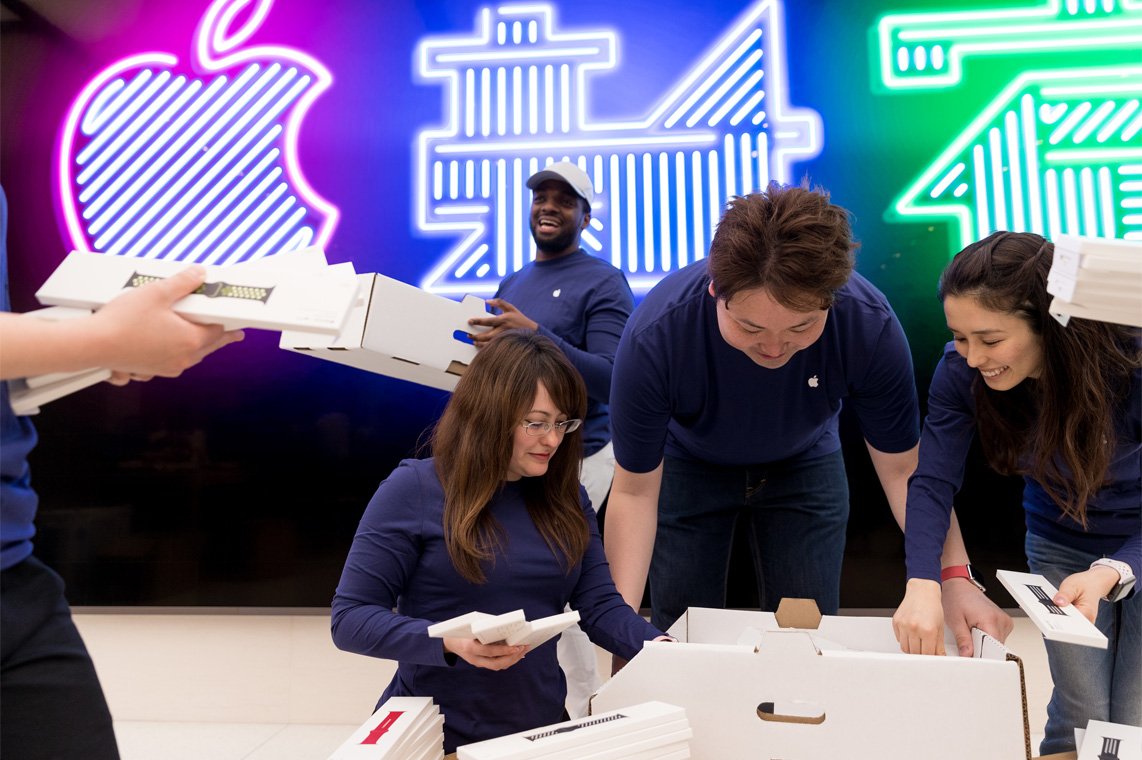 Apple opens new store in Tokyo’s Shinjuku District Saturday Apple
