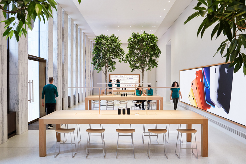 Le Genius Grove de l’Apple Carnegie Library.