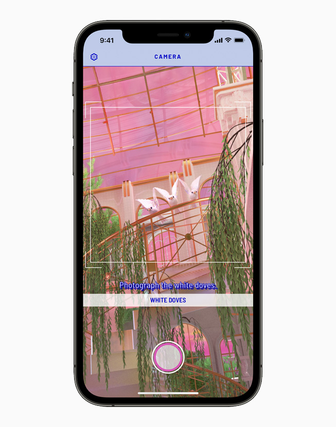 „HoloVista“-Gameplay auf einem iPhone 12 Pro. 