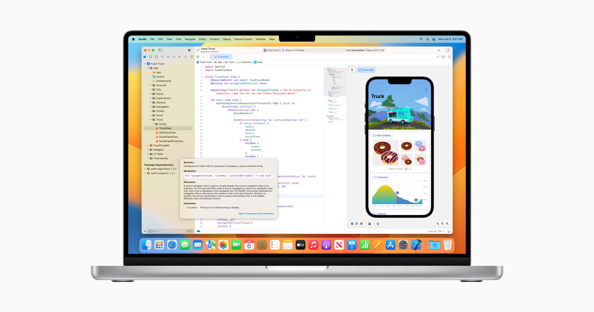 Apple provides developers with even more powerful technologies