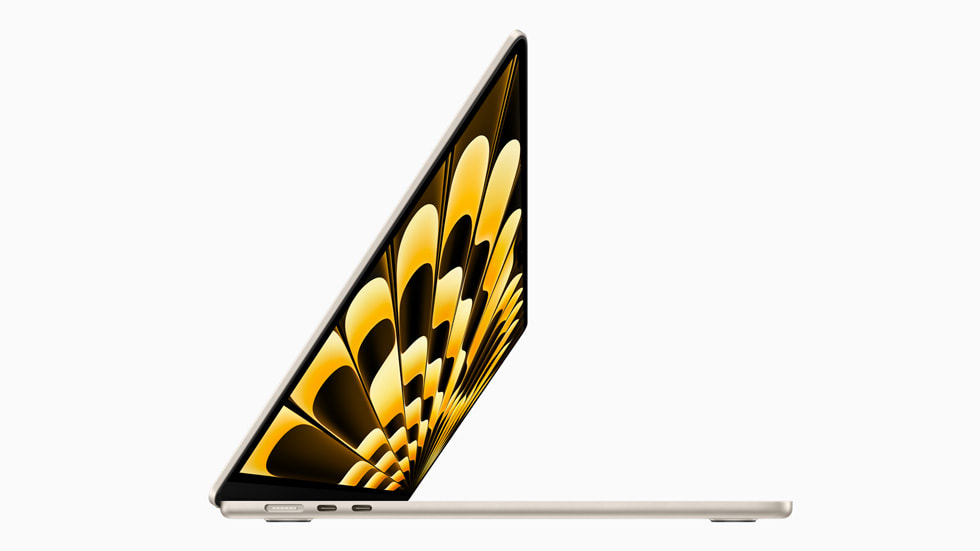 The new 15-inch MacBook Air is shown.