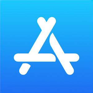 El logotipo del App Store.