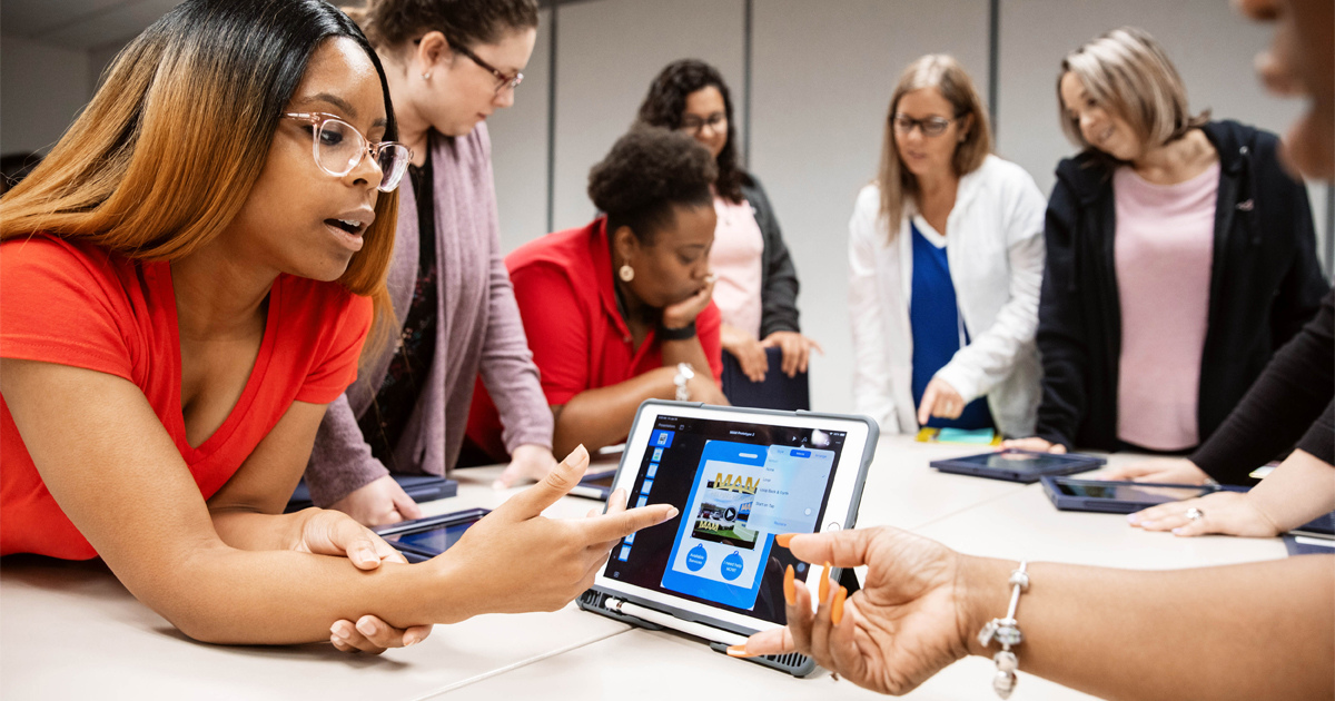 photo of Creativity and community come together at Apple’s Teacher Coding Academies image