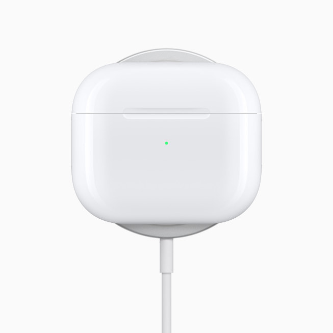 AirPods (3rd generation) with the MagSafe charger.