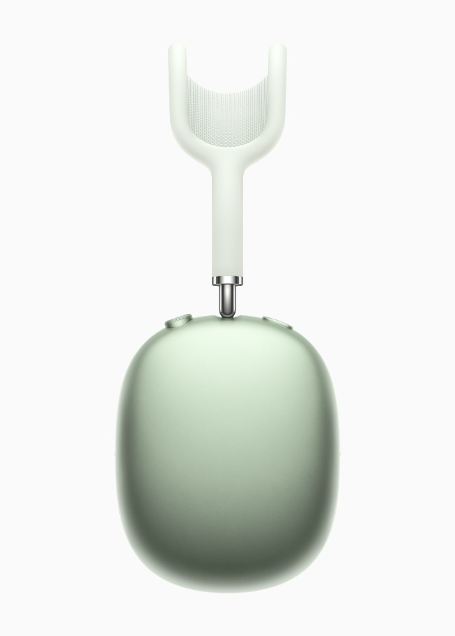 AirPods Max in groen. 