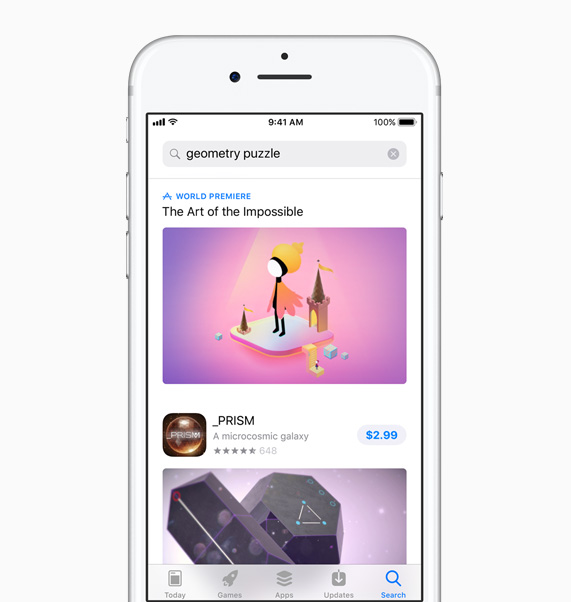 iOS 11's new App Store boosts downloads by 800% for featured apps