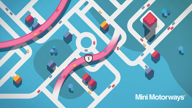 “Mini Motorways” is a fun strategy game available on Apple Arcade.