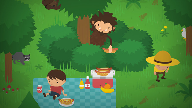 “Sneaky Sasquatch” is a stealth adventure game available on Apple Arcade.