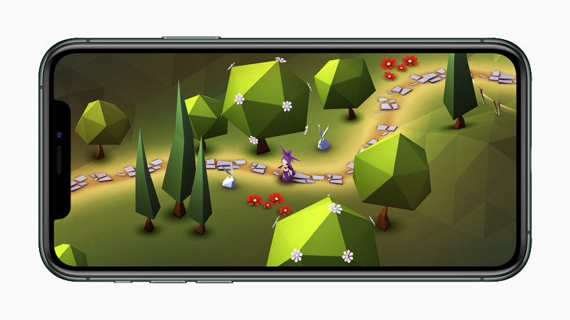 iPhone 11 Pro’da “The Enchanted World” oynanırken.