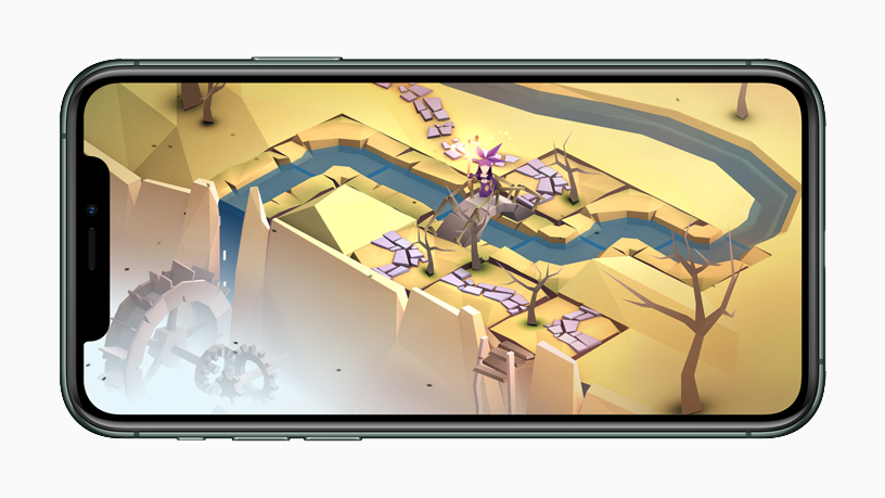 Gameplay fra “The Enchanted World” vist på iPhone 11 Pro.