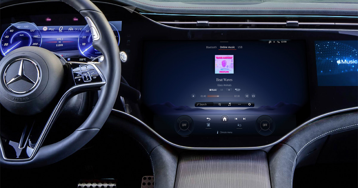 Apple Music과 Mercedes-Benz는 전 세계 운전자들에게 몰입형 공간 오디오를 제공합니다.