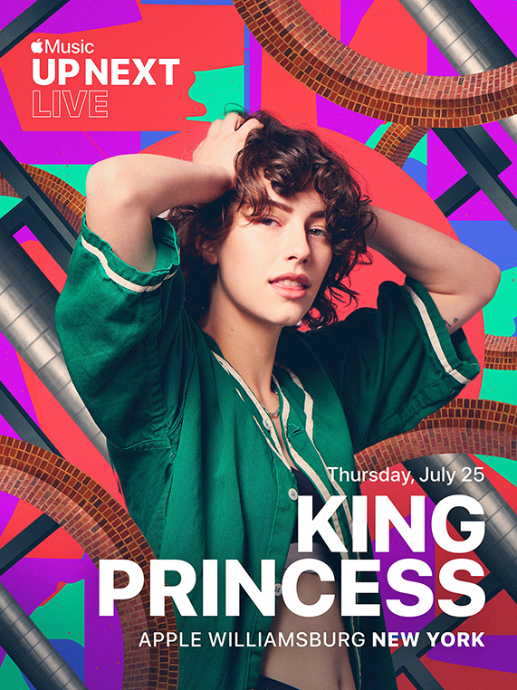Apple Music Up Next Live met King Princess bij Apple Williamsburg.