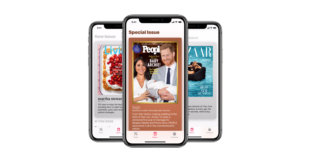 photo of Apple News+ offering exclusive covers, innovative storytelling from hundreds of publishers image