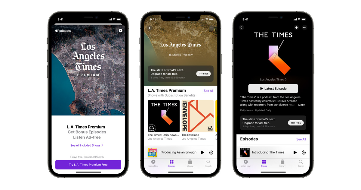 Apple Podcasts Abonnements und Kanäle sind jetzt weltweit verfügbar