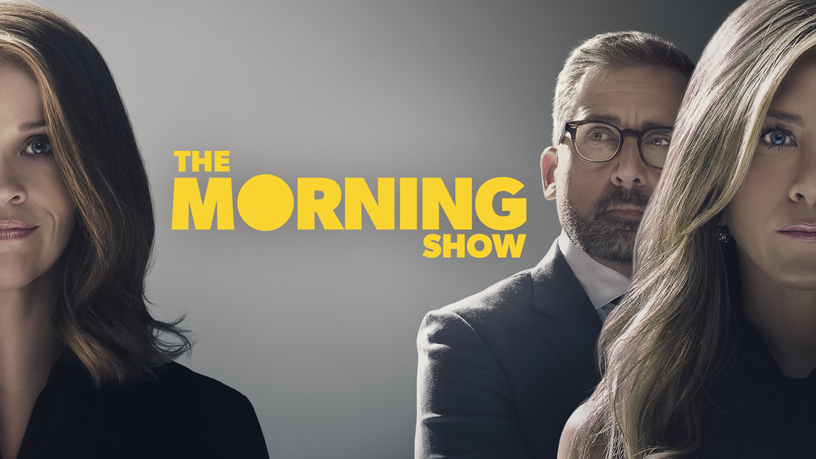 Pantalla de título "The Morning Show" para Apple TV +.