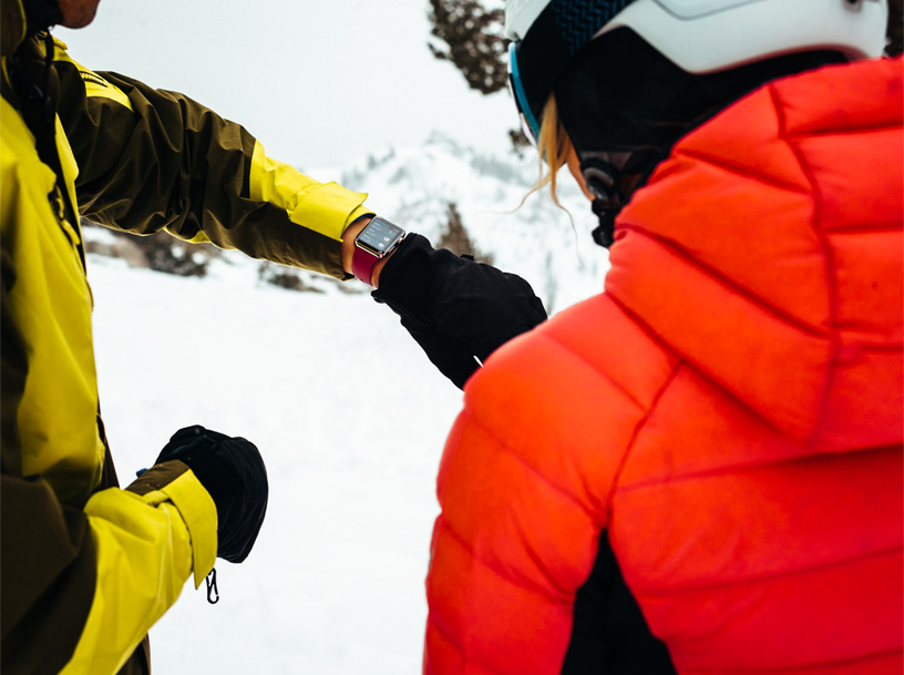 apple watch snowboarding