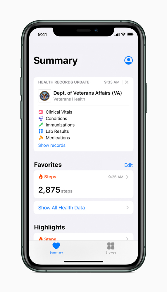 Health Records on iPhone now available to veterans across 