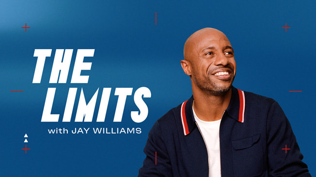 แบนเนอร์ Apple Podcasts เรื่อง “The Limits with Jay Williams”