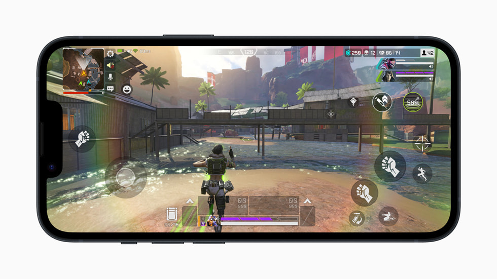 今年のベストiPhoneゲーム「Apex Legends Mobile」の静止画像。
