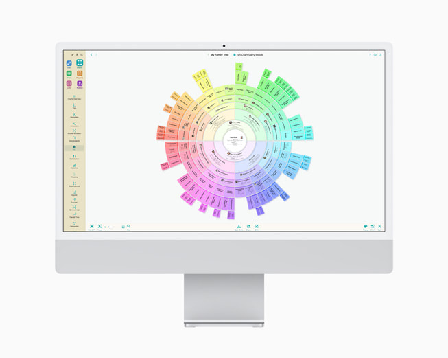 今年のベストMac App「MacFamilyTree 10」の静止画像。