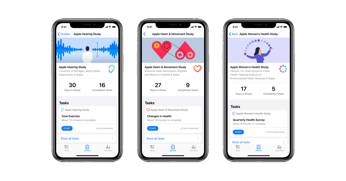 photo of Apple launches three innovative studies today in the new Research app image