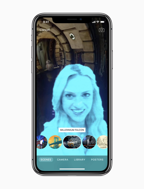 Clips Iphone Xで360度セルフィーを可能にするシーンを搭載 Apple 日本