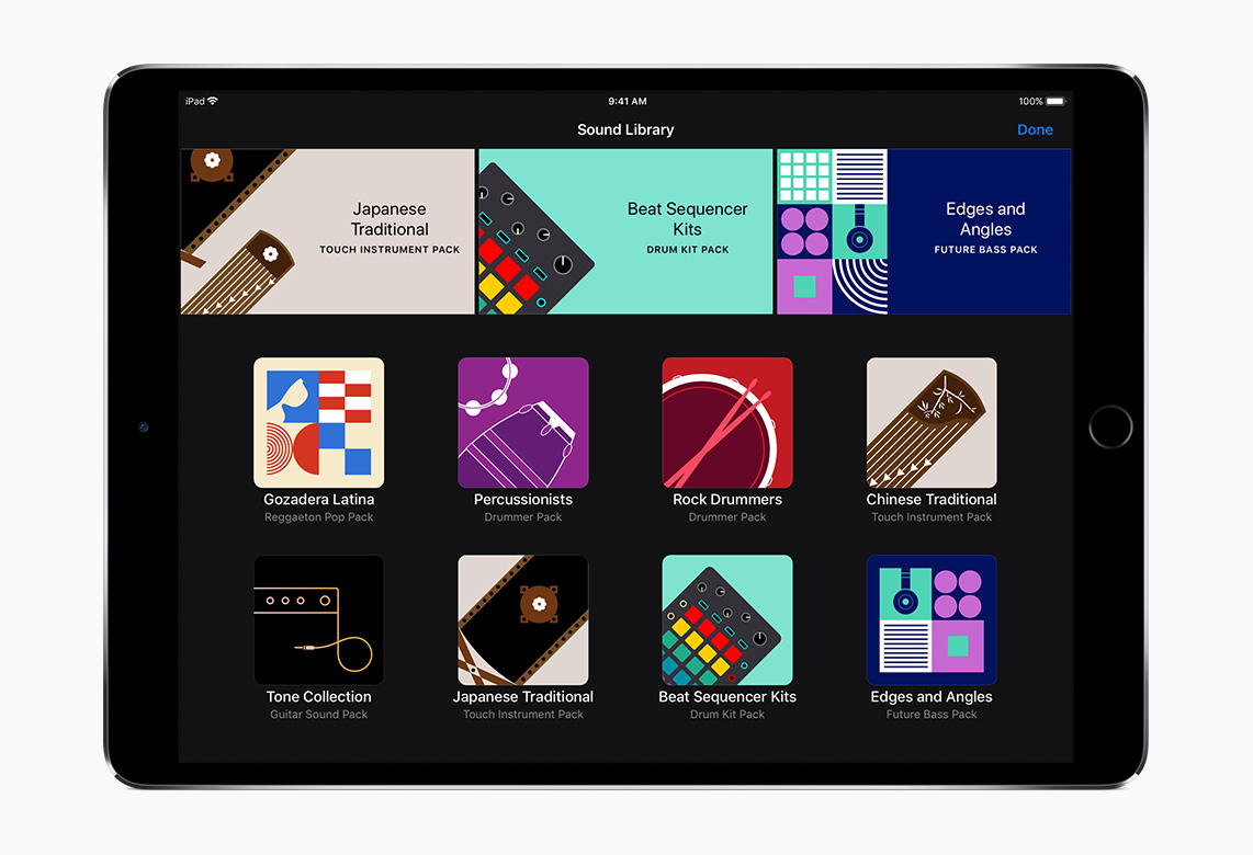 GarageBand brings new Sound Library and classic Beat Sequencer Apple