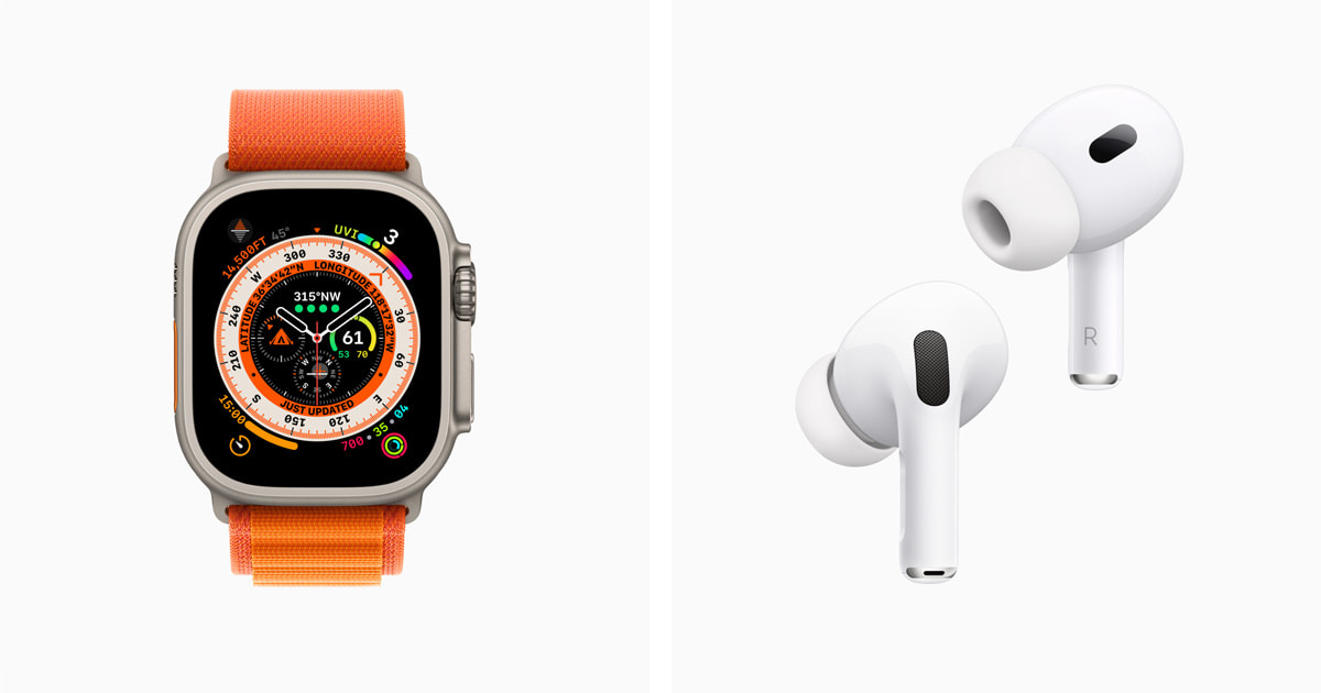 Apple Watch Ultra and next-generation AirPods Pro available in stores Friday