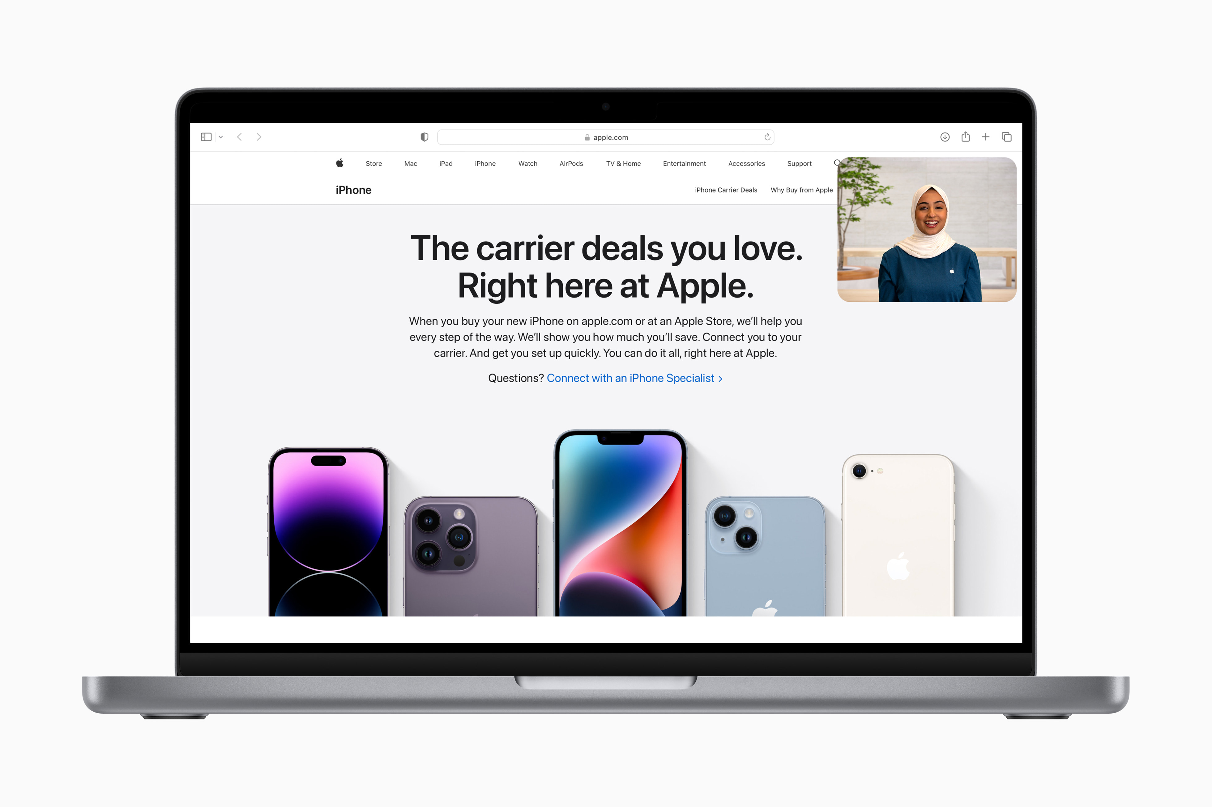 introduces Shop with a Specialist Apple