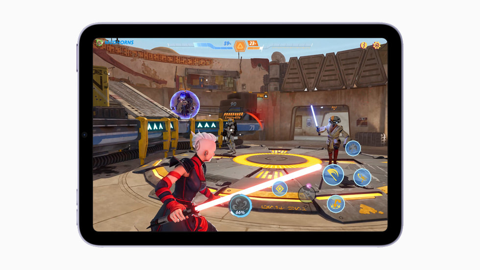 A15 Bionicを搭載した新しいiPad miniでのゲームプレイ画面。