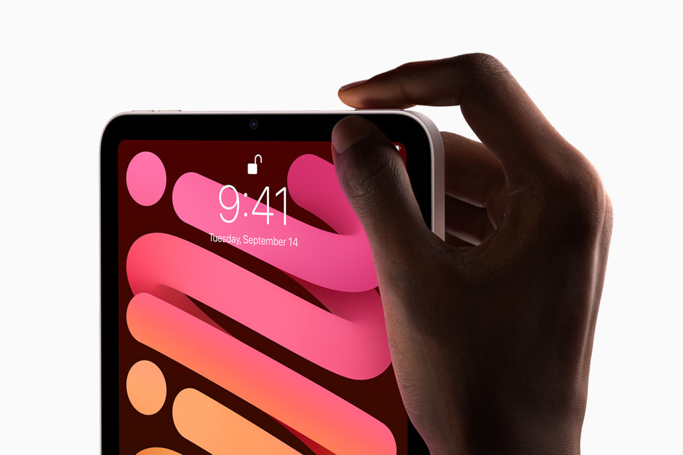 Touch ID på nya iPad mini.