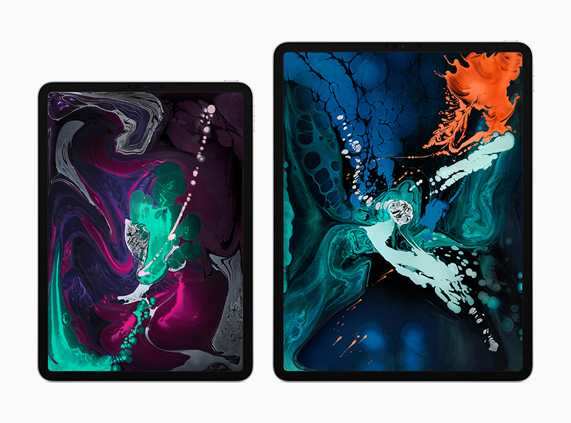 11-inch and 12.9-inch iPad Pro.