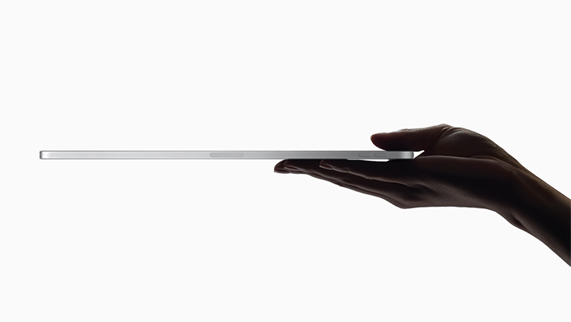 Side profile of iPad Pro.