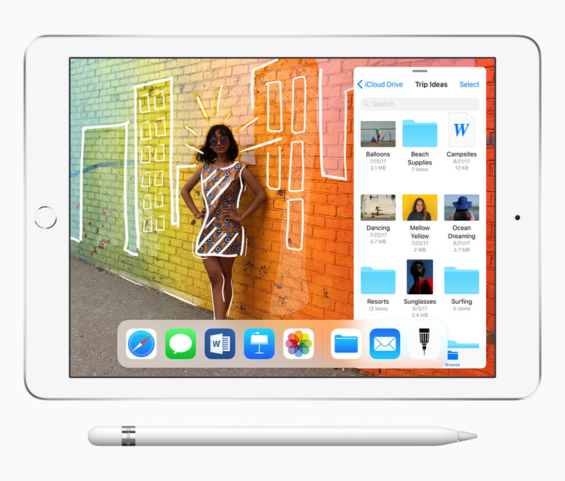 Apple introduces new 9.7-inch iPad with Apple Pencil support - Apple