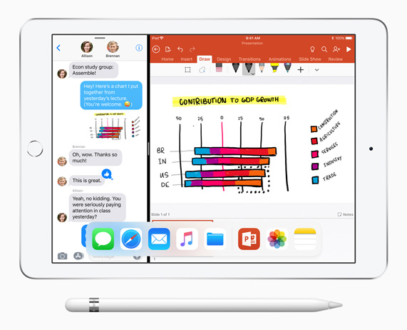 Apple présente le nouvel iPad 9,7 pouces compatible avec l'Apple Pencil -  Apple (FR)