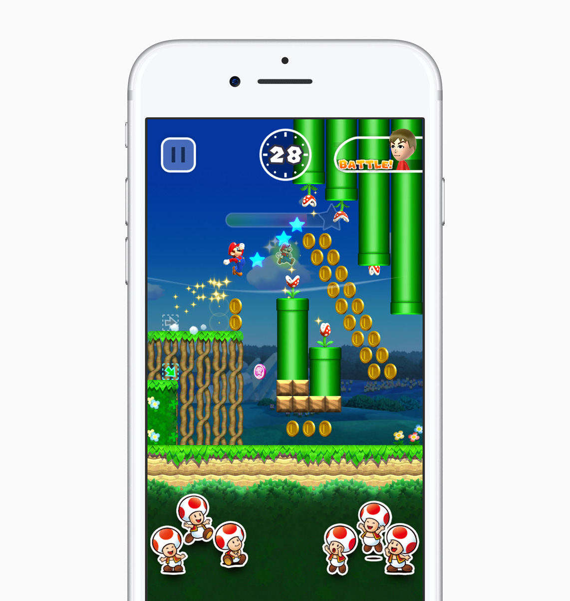 Super Mario debuts on iPhone and iPad Apple