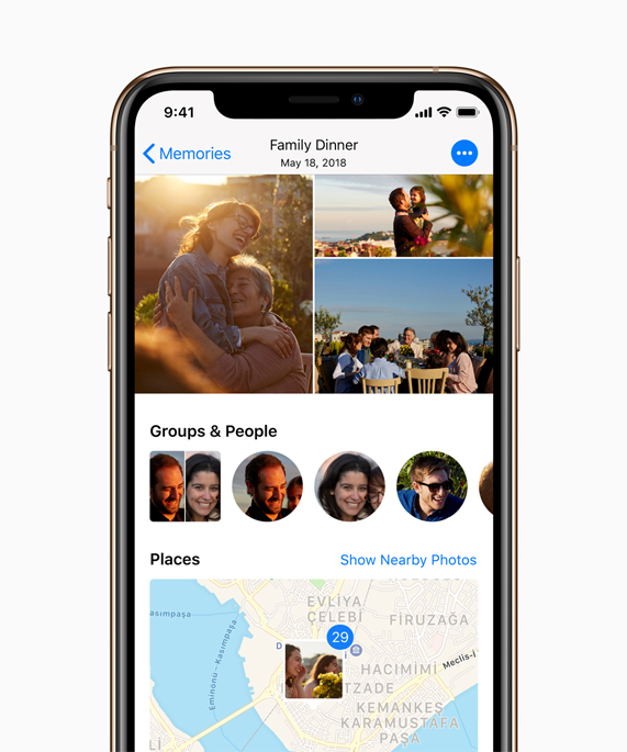 iPhone Xs and iPhone Xs Max announced: gold finish, two sizes, more iPhone Xs showing photos.