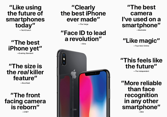 iPhone X: Lo que dicen las reseñas - Apple (LA)