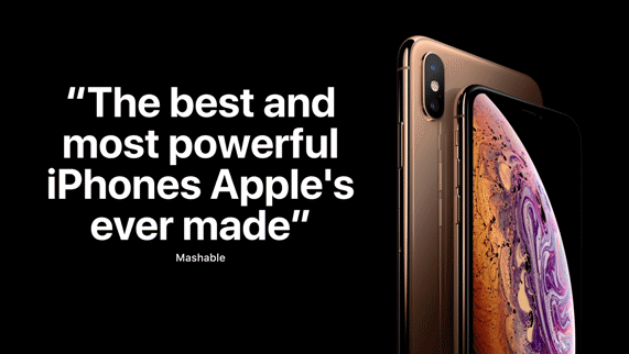 iPhone Xs and iPhone Xs Max: The reviews are in - Apple (CF)