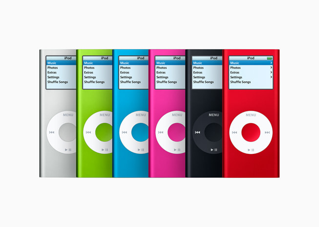 Der iPod nano (2. Generation).<br>