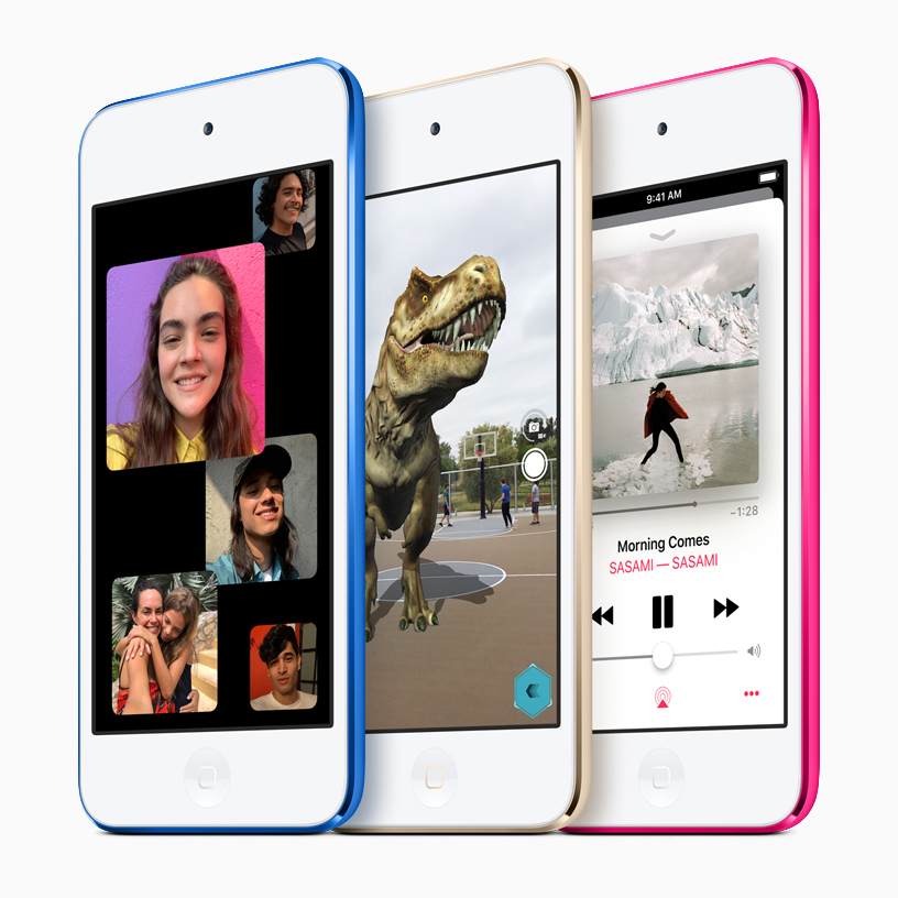 Die neue iPod touch-Familie. 