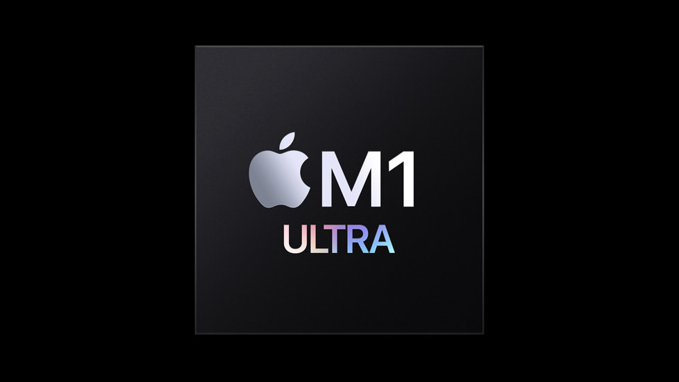 새로운 M1 Ultra 칩.